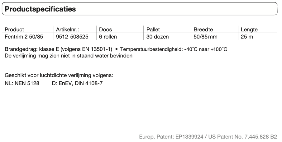 Fentrim 2 50/85